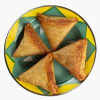 Meat samosas